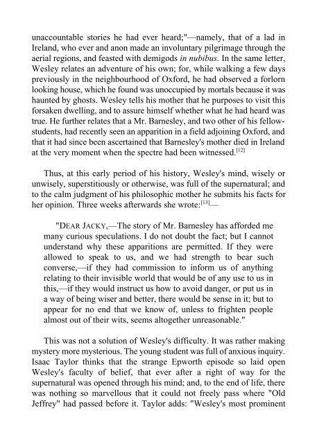 The Life and Times of the Rev. John Wesley, Vol. I - Enter His Rest