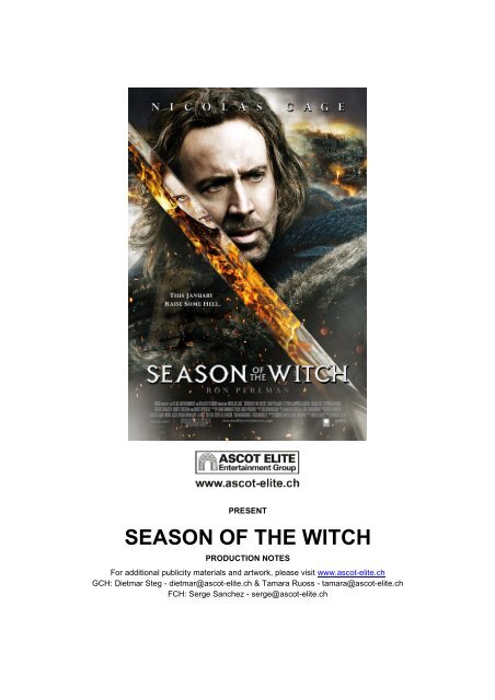 SEASON OF THE WITCH - Ascot Elite Entertainment Group