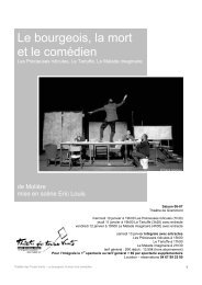 Dossier pédagogique - Les Archives du Spectacle