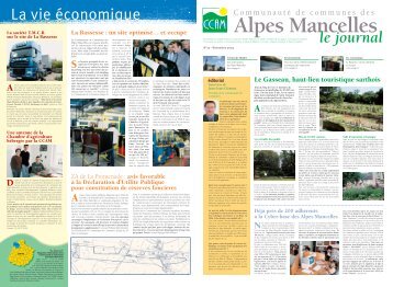 Alpes Mancelles - Le journal N° 10 - Communauté de communes ...