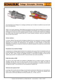 Frettage - Schrumpfen - Shrinking - Schaublin SA