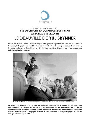LE DEAUVILLE DE YUL BRYNNER