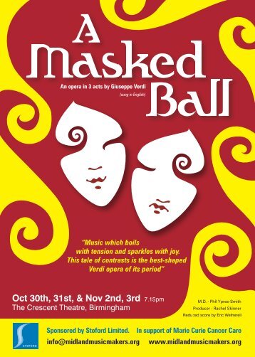 a masked ball - midland music makers