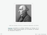 Lagrange entwickelte ein wichtiges Verfahren zur Lösung von in ...