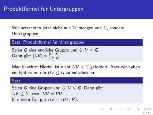 Grundlegende Begriffe und der Satz von Lagrange - Universität ...