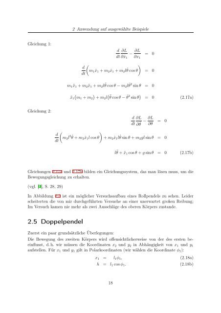 Anwendungen des Lagrange-Formalismus an ... - GSI - Theory