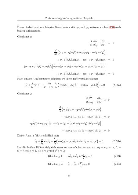 Anwendungen des Lagrange-Formalismus an ... - GSI - Theory