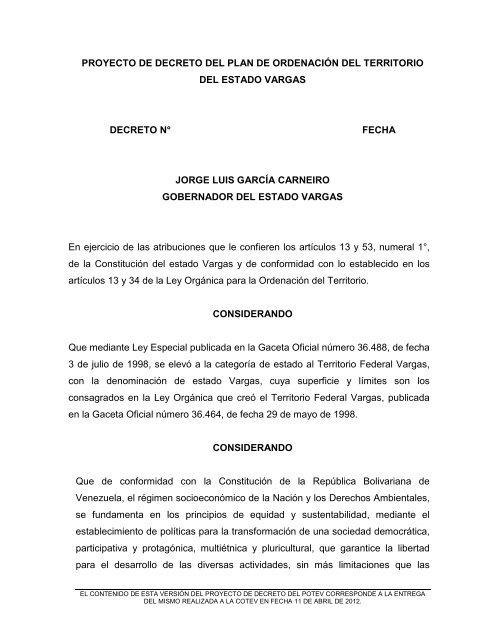 1 - Ministerio del Poder Popular para el Ambiente