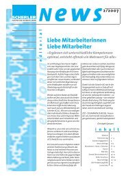 Scherler News 2/2007 - Scherler AG