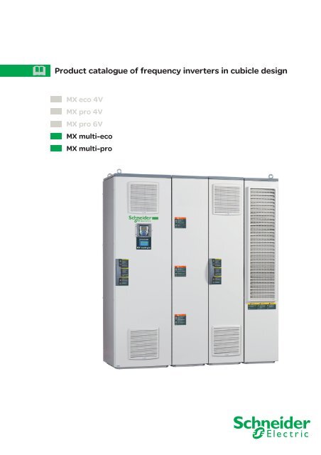 Product catalogue of frequency inverters in cubicle design >pDRIVE