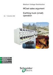 MCset sales argument Earthing truck (cmalt ... - Schneider Electric