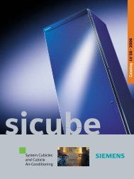 System Cubicles and Cubicle Air-Conditioning Catalog LV 50 2006