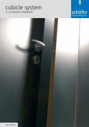 cubicle system - Schäfer Trennwandsysteme