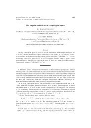 The singular cubical set of a topological space - Mathematical ...