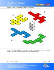 Creating a Cuboid - Puzzles.COM