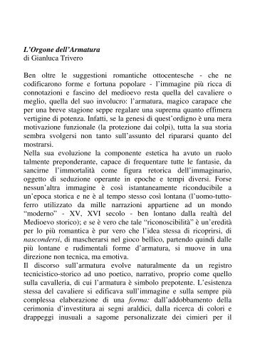 L'Orgone dell'Armatura di Gianluca Trivero Ben oltre le suggestioni ...