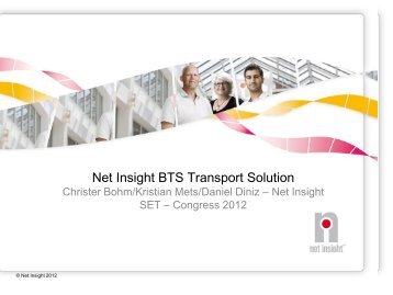 Net Insight ISDB-T DTT Overview Kristian Mets– Net Insight 12 ... - SET