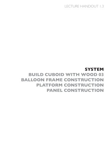system build cuboid with wood 03 balloon frame construction ...
