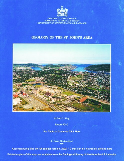 Simplified geological map of the area around the Bay of Fundy and