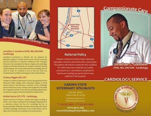 Cardiology Brochure Garden State Veterinary Specialists