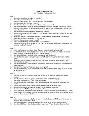 One flew over the cuckoos nest essay