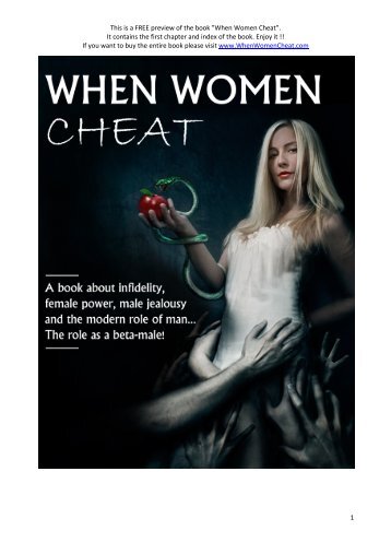 This is a FREE preview of the book ”When Women Cheat”. It ...