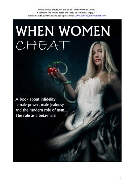 This is a FREE preview of the book ”When Women Cheat”. It ...