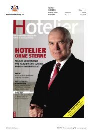 Hotelier Ich bin ein Hotel-Freak - The Hotel