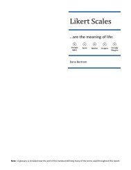 Likert Scales