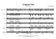 Tropical Trip - Baraban, Schule für Schlaginstrumente