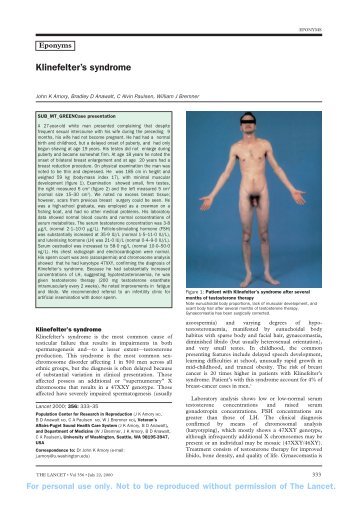 Klinefelter's syndrome
