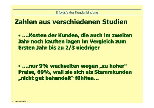 Erfolgsfaktor Kundenbindung Erfolgsfaktor Kundenbindung - LGH