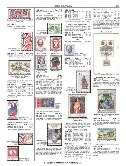 CZECHOSLOVAKIA 659 1968,