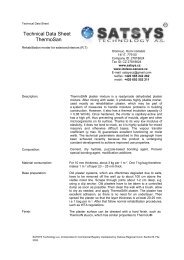 Technical Data Sheet ThermoSan - ThermoShield