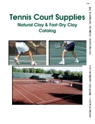 Tennis Courts - Beam Clay