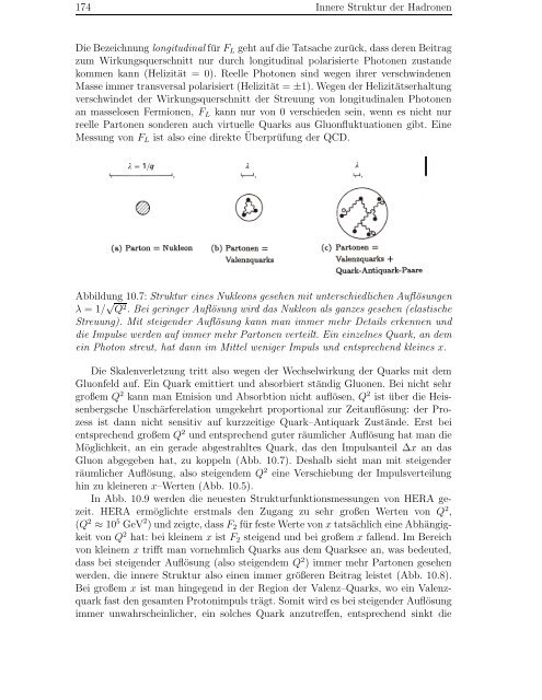 Kapitel 10 Innere Struktur der Hadronen - Hera-B