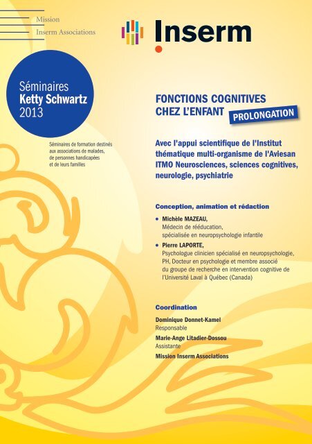 Séminaires Ketty Schwartz 2013 - Inserm