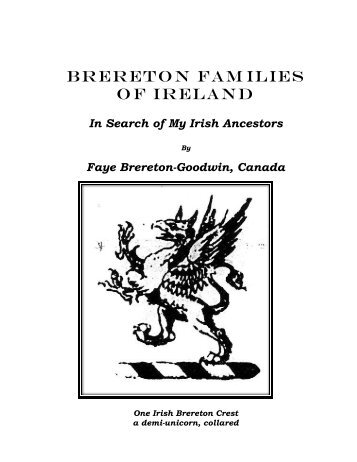 PART III THE BRERETONS OF IRELAND - Brereton Family