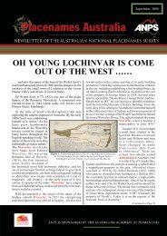 OH YOUNG LOCHINVAR IS COME OUT OF THE WEST …… - ANPS