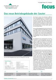 Das neue Betriebsgebäude der Sauter - Schmutz und Partner AG