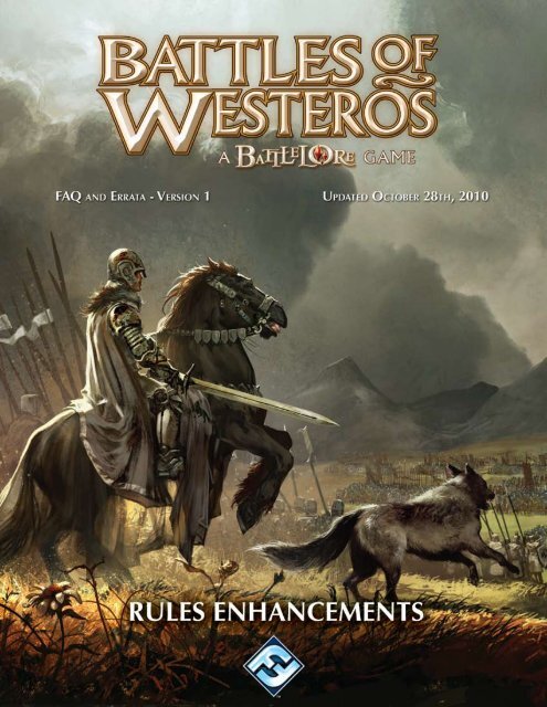 Battles of Westeros FAQ - Fantasy Flight Games
