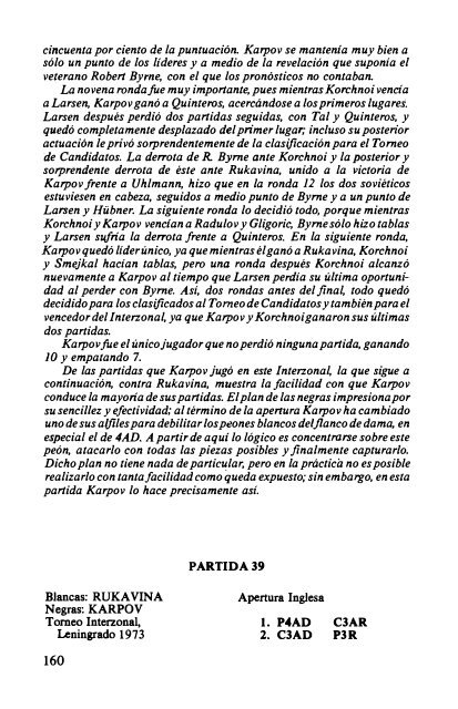 168 – Anatoli Karpov (Su vida y partidas) – Angel