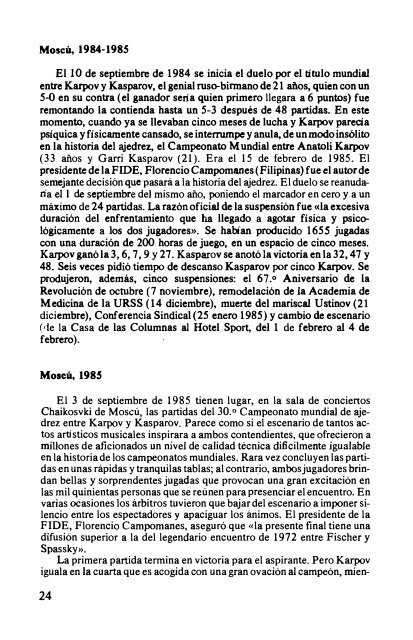 168 – Anatoli Karpov (Su vida y partidas) – Angel