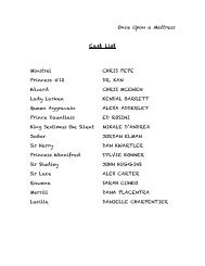 Cast List