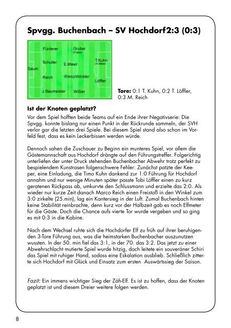 Sport Report - 18. Spieltag der Kreisliga A2 - Sonntag, 07.04.13