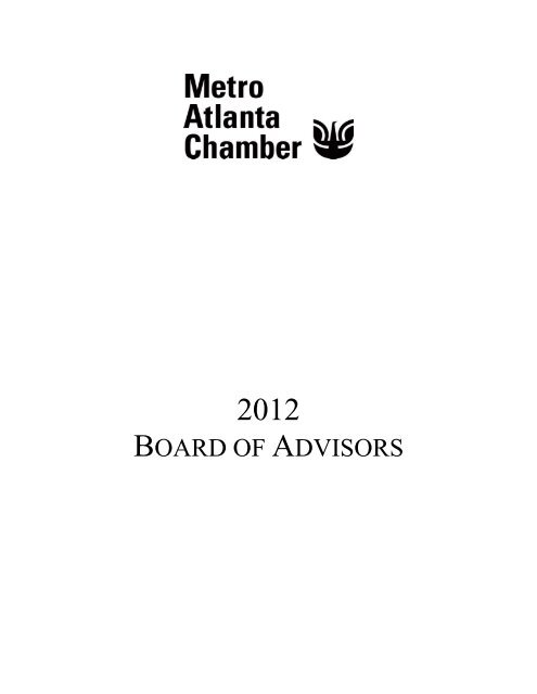 2012 - Mid Year - LD BOD Section.indd - Metro Atlanta Chamber