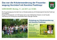 110711 Vorchdorf: Kräuterwanderung mit Karoline Postlmayr