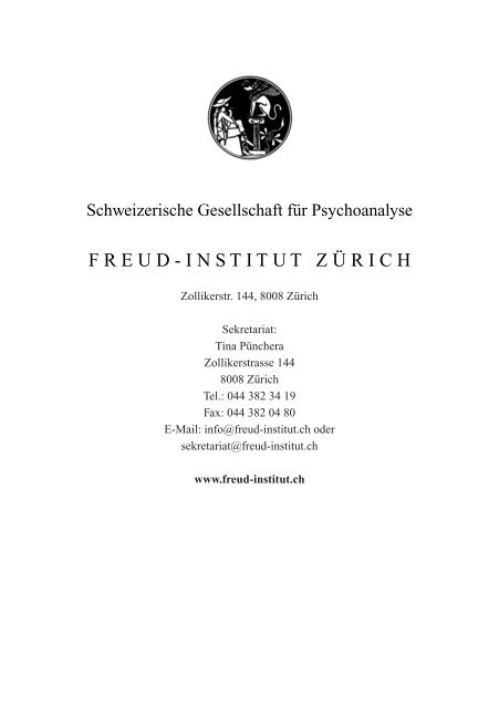 Freud Institut Zürich