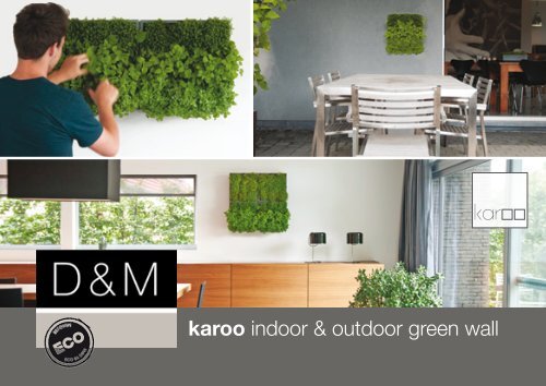 karoo indoor & outdoor green wall - D&M Depot