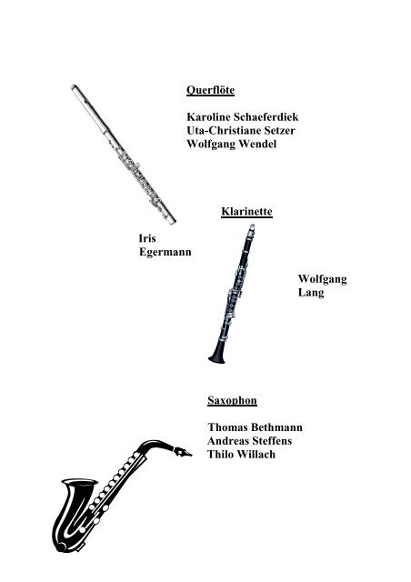 Querflöte Karoline Schaeferdiek Uta-Christiane Setzer Wolfgang ...